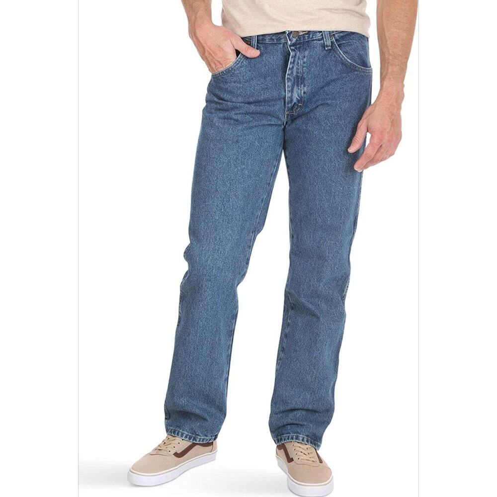 Wrangler Denim Men's Light Blue Jeans Size 40x30 Pants Rn 130273 - Picture 1 of 8